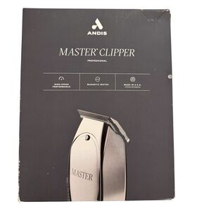 NEW Andis Professional Master Clipper - Silver